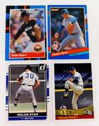 4 Nolan Ryan Donruss Baseball Cards
