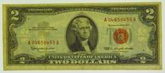 1963 Red Seal $2 Bill