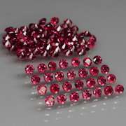 Premium diamond cut 7.54ct Rhodolite Garnet set