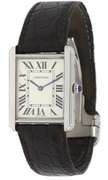 Cartier Tank Solo 3169, 27mm Quartz Stainless Steel Watch