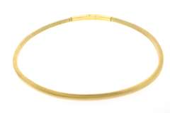 Striking 18kt Yellow Gold Snake Chain Necklace