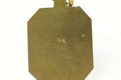10K Yellow Gold 1928 NYU New York University Seal Charm/Pendant