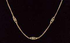 Gorgeous By The Yard Chain Necklace in 14K Yellow Gold