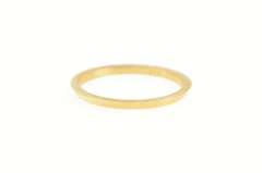 14K Yellow Gold 1.3mm Vintage NOS 1950's Stackable Band Ring