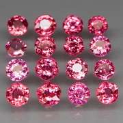 Ravishing 5.47ct violet pink flower shape Rhodolite Garnet set