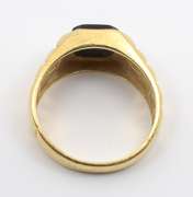 Nice Man's Black Onyx Estate Ring