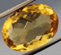 Striking 6.58ct golden yellow Citrine