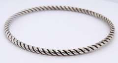 Lot of 2 Vintage Sterling Silver Bangles