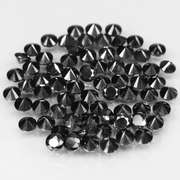 Diamond black 4.52ct set of 2.25mm Spinels