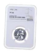 PF66 1952 Washington Quarter - Graded NGC