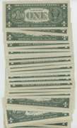 34 Crisp Uncirculated 1935 & 1957 $1 Silver Certificate notes