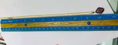 14kt Solid Yellow Gold, Ruby & Blue Sapphire Necklace
