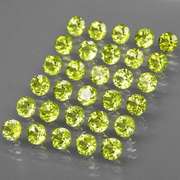 High grade 9.03ct untreated apple green Peridot set