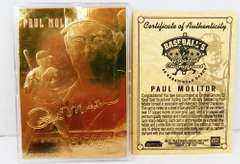 Paul Molitor 23KT Gold 1998 Baseball Card