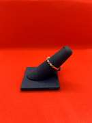 DELICATE 14K ROSE GOLD RUBY AND DIAMOND RING