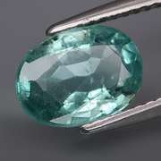 Very rare 1.65ct blue green Columbian Emerald