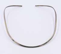 Vintage Sterling Silver Cuff Necklace