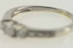 14K White Gold 0.50 Ctw Classic Diamond Engagement Ring