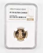 PF70 UCAM 1993-P $10 American Gold Eagle - Graded NGC