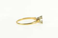 14K Yellow Gold 5.0mm Vintage NOS 1950's Engagement Setting Ring