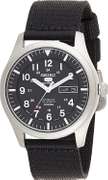 Seiko Black Dial Canvas Strap Automatic, New In Box.