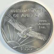 Pristine-perfect 2022 pure Platinum $100 American Eagle coin