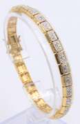 Sterling Silver Cubic Zirconia Bracelet