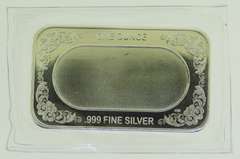 American Flag Design 1 oz .999 Fine Silver Bar