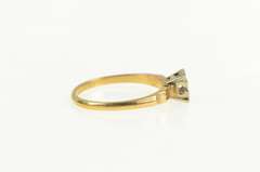 14K Yellow Gold 4.4mm Vintage NOS 1950's Engagement Setting Ring