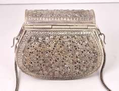 Vintage Hand Made Purse in Sterling Silver