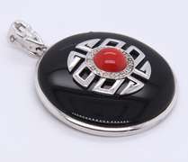 925 Sterling Silver Gemstone Pendant