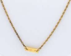 Gold Plated TDM Signed Long Necklace
