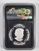 PF70UCAM 2020 Canada 1 Dollar 1 Oz .999 Silver Peace Silver Signed NGC