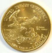 Pristine-perfect Super Gem BU 2017 $1 American Gold Eagle coin