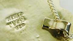 Big Mexico Sterling Pin/Pendant with Chain