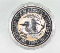 1994 Australia 30 Dollars - Kookaburra - 1 Kilo .999 Fine Silver
