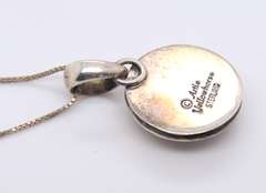 Vintage Sterling Silver Signed Pendant on Chain