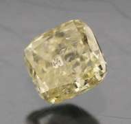 Rare .37ct cushion cut yellow Diamond