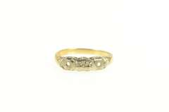 14K Yellow Gold Vintage NOS 1950's Setting Wedding Band Ring