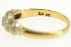 14K Yellow Gold Vintage NOS 1950's Setting Wedding Band Ring