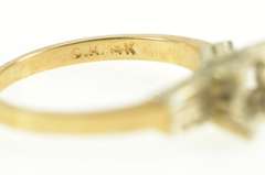 14K Yellow Gold 4.7mm Vintage NOS 1950's Engagement Setting Ring