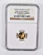 PF70 UCAM 2009-P Australia $5 Gold 2004 Kookaburra NGC