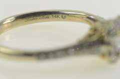 14K White Gold 0.94 Ctw Disney Tinkerbell Princess Diamond Ring