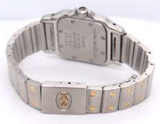 Cartier Santos Galbee Quartz 2 Tone Watch