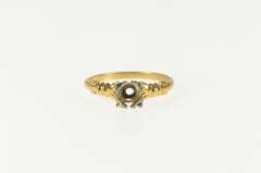 14K Yellow Gold Vintage NOS 1950's 4.2mm Engagement Setting Ring