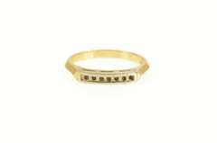 14K Yellow Gold Vintage NOS 1950's Setting Wedding Band Ring