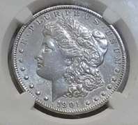 1901-O Morgan Dol slabbed Unc