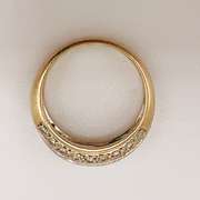 Gorgeous 18kt Gold & Diamond Band Ring