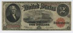 Sharp 1917 Series Large Size $2 Legal Tender Note