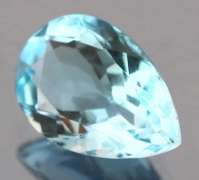 Gorgeous 6.68ct pear cut Swiss blue Topaz